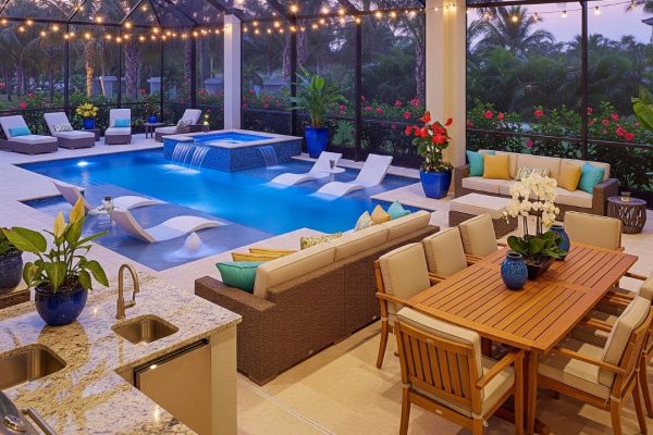 beautifully designed lanai